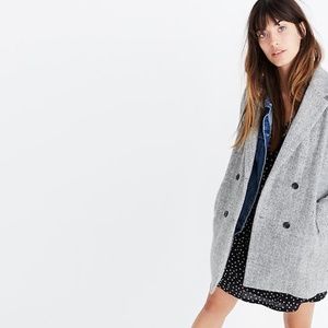 Madewell Herringbone Blazer Coat